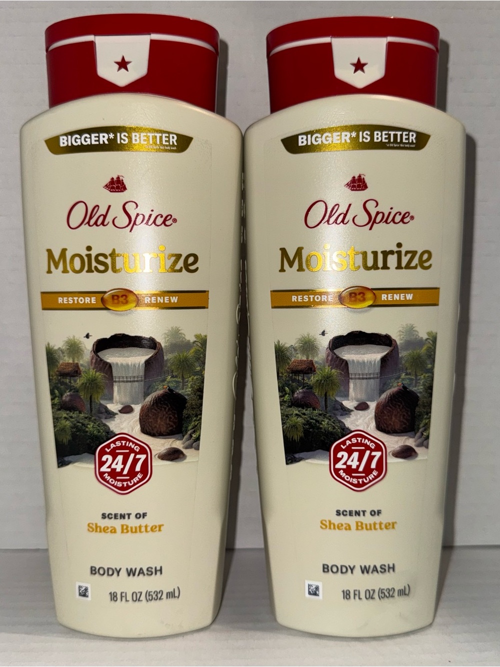 Old Spice B3 Moisturize Body Wash - Shea Butter
